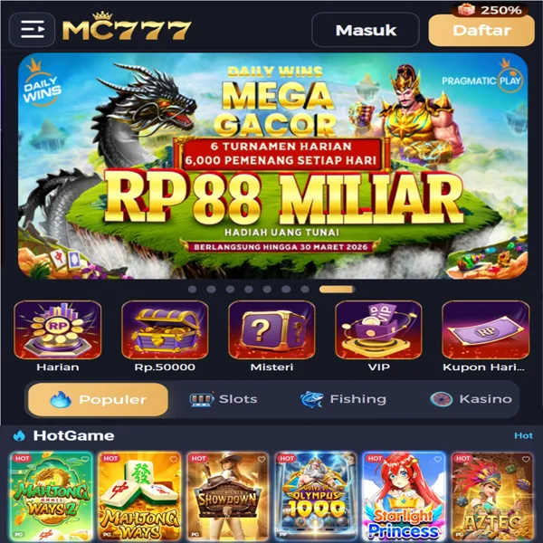 MC777 2026 Slot Gacor RTP Tinggi