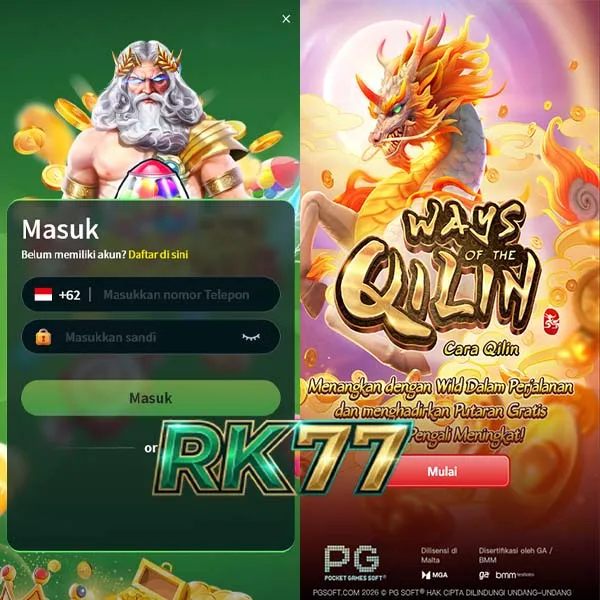 RK77 Bonus Member Baru 100%